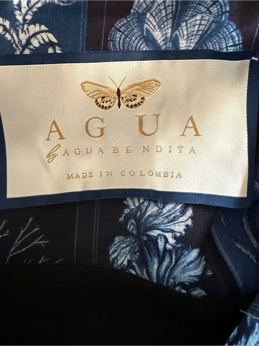 Agua by Agua Bendita Lima Algae Printed Tiered 100% Linen Maxi Dress Size M NWOT - Picture 13 of 15